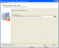 Recovery Toolbox for SQL Server screenshot
